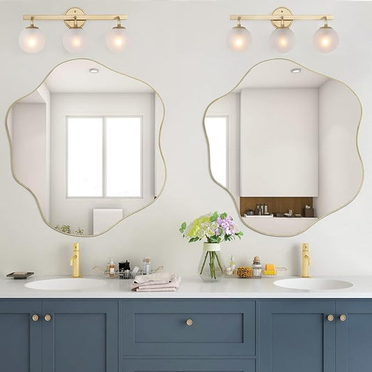 Slime Asymmetrical Mirror - Fluid Irregular Wall Mirror | Alpken