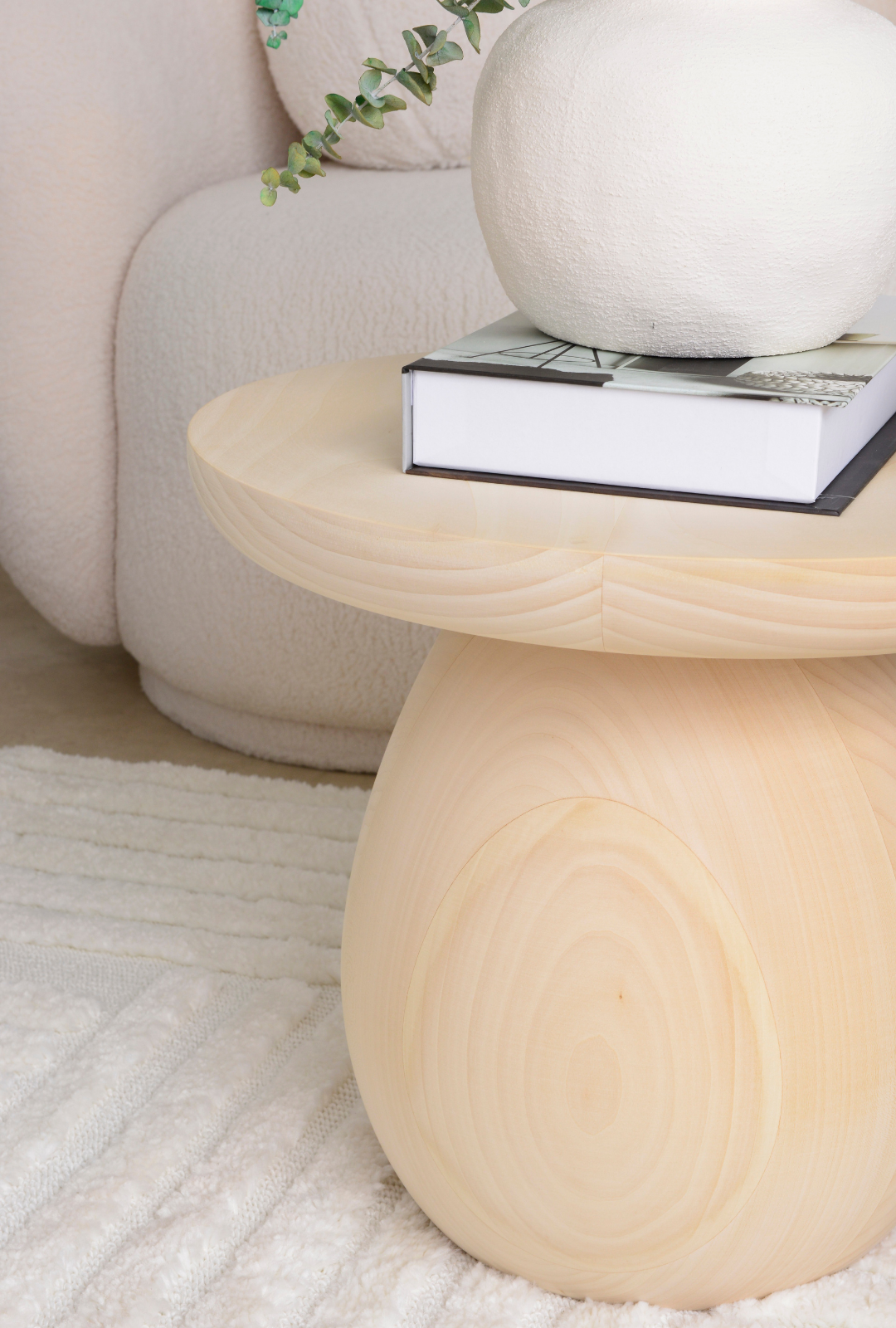 Set of 2 Sculptural Side Tables