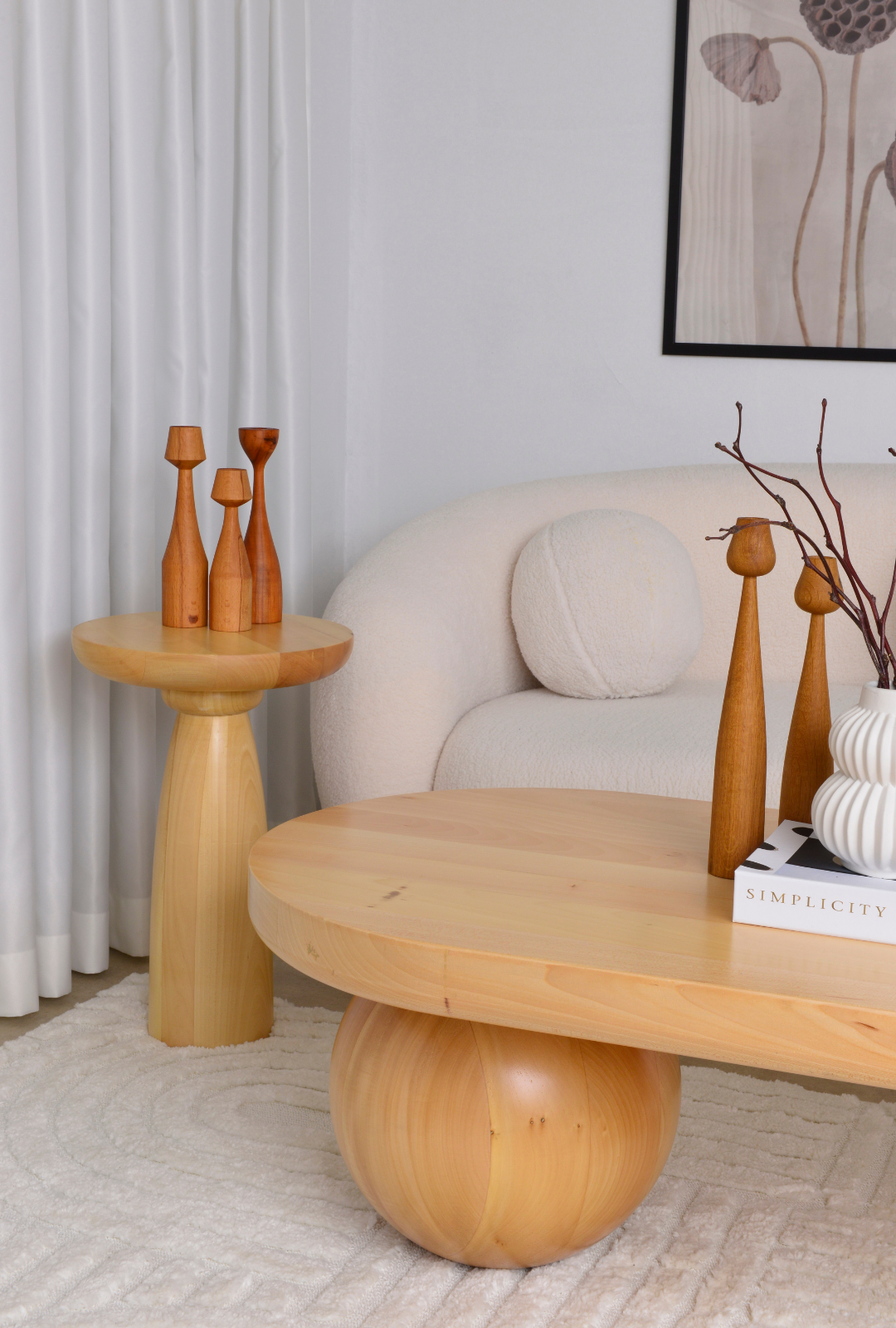 Modern Oval Coffee Table
