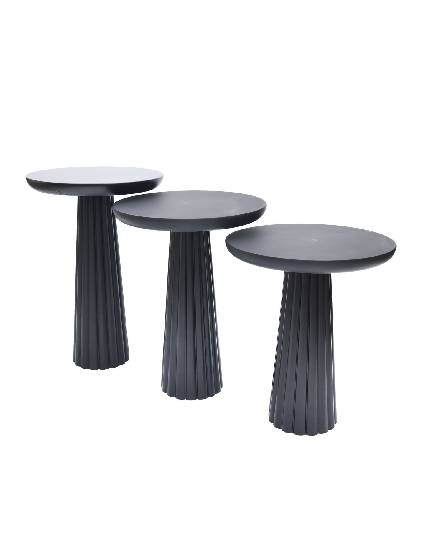 Banana Side Table, Black End Table