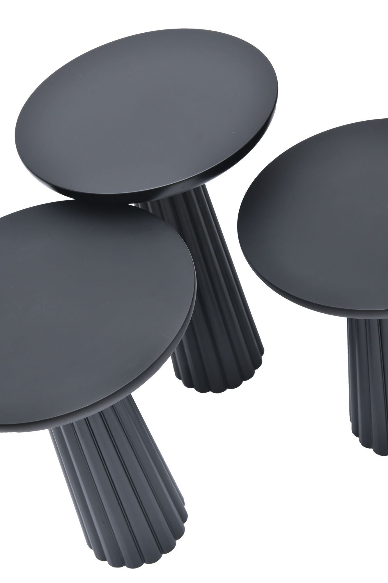 Banana Side Table, Black End Table