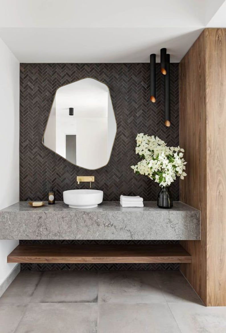 Giza Irregular Mirror - Unique Asymmetrical Wall Mirror | Alpken