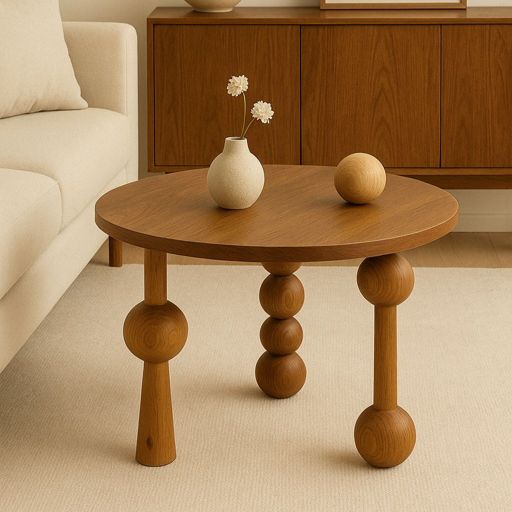 Fledermaus Inspired Minimal Walnut Coffee Table