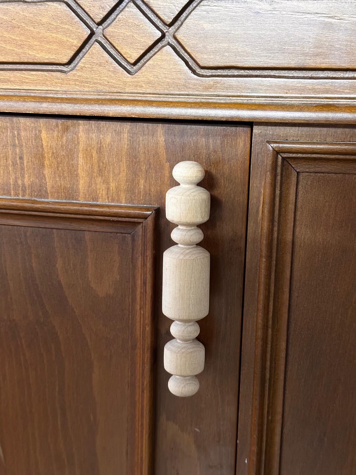 Handmade Wood Cabinet Pull – Natural Handle – Minimalist Drawer Knob