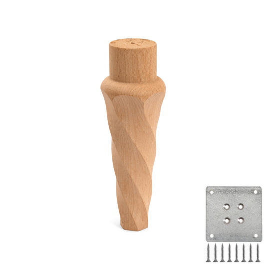 Art wooden furniture leg, Sofa,Cabinet, Bed Wooden Leg - Set of 4