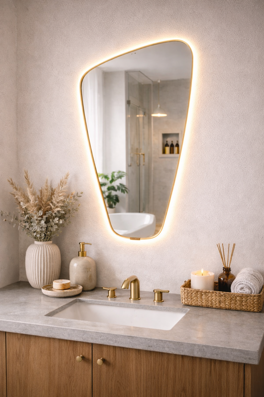 Wedel Aesthetic Mirror Irregular Unique Mirror