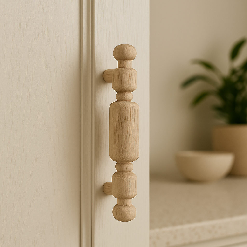 Handmade Wood Cabinet Pull – Natural Handle – Minimalist Drawer Knob