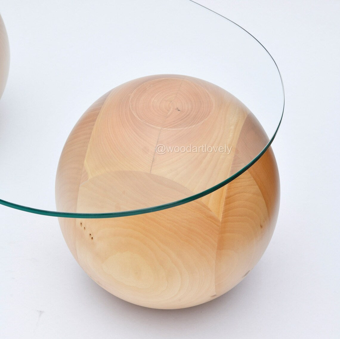 Bola de madera, Bola de madera maciza, Patas de bola, Patas de mesa de café, Patas de cama, Patas de plataforma para cama
