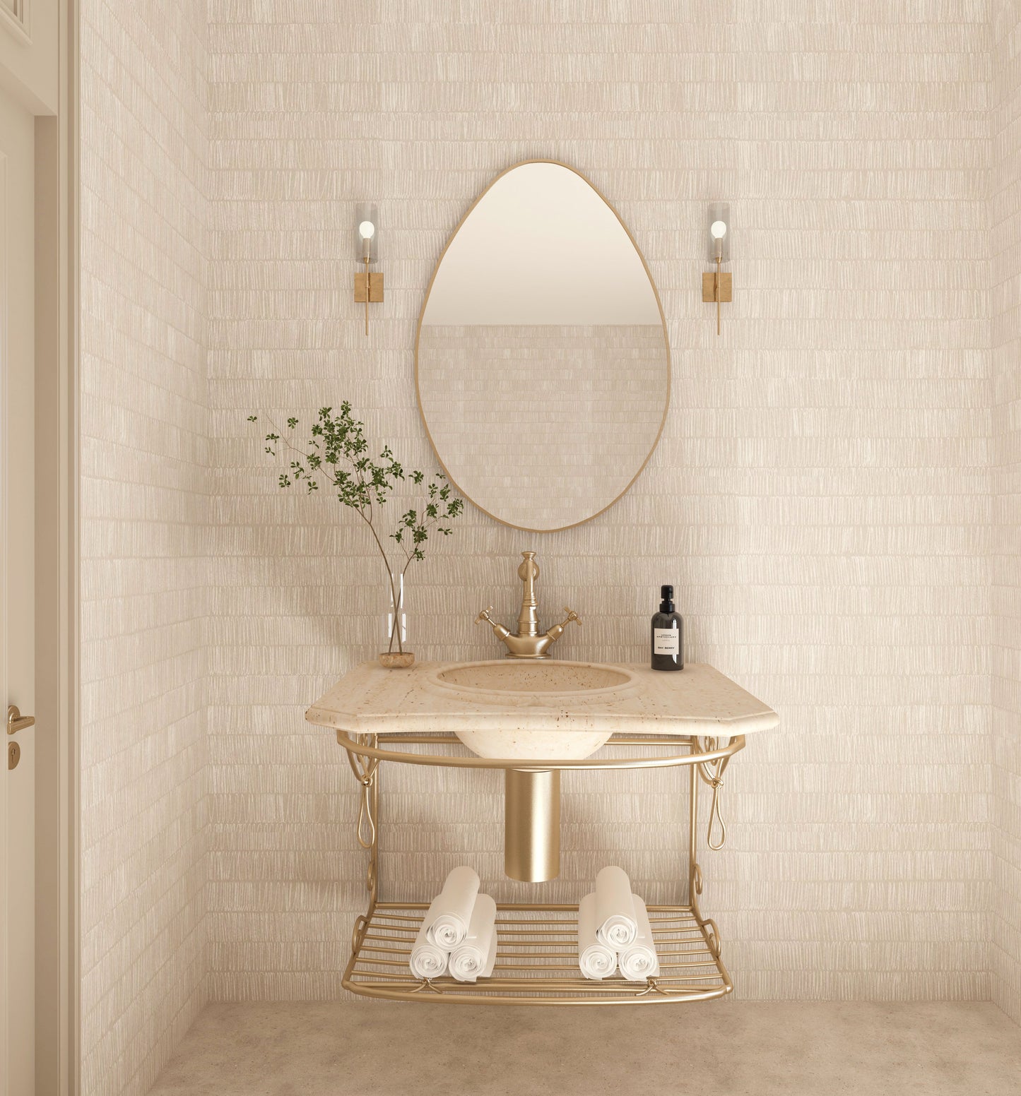Jupiter Irregular Mirror Asymmetrical Design Led Mirror