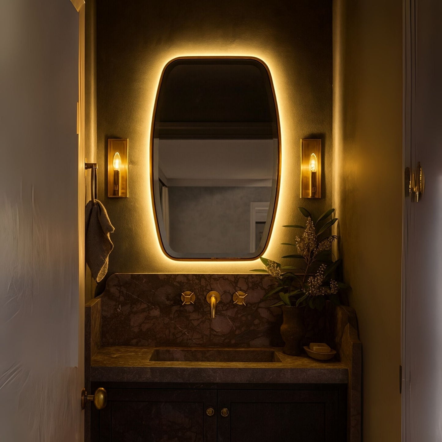 Katie Irregular Wall Mirror Asymmetrical Mirror