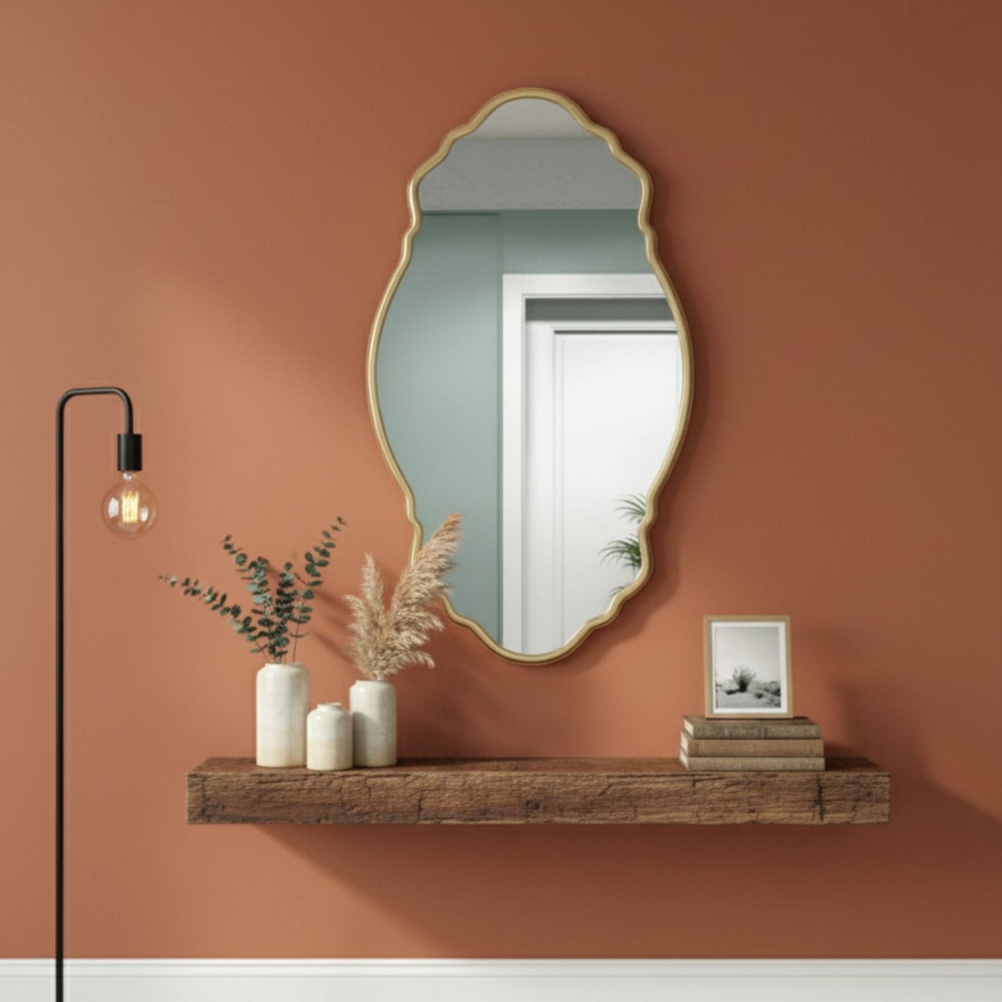 Foca Irregular Wall Mirror - Unique Asymmetrical Mirror | Alpken