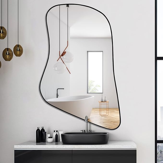Irregular Asymmetrical Mirror - Unique Custom Wall Mirror | Alpken