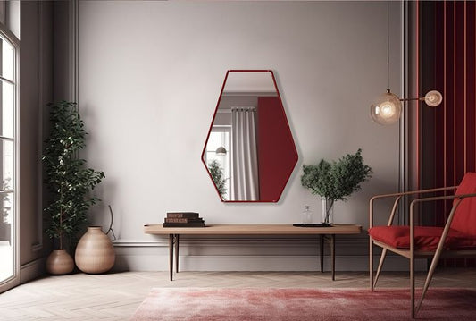 Irregular Diamond Mirror