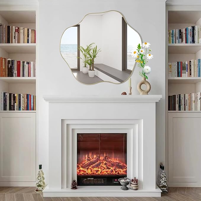 Slime Asymmetrical Mirror - Fluid Irregular Wall Mirror | Alpken