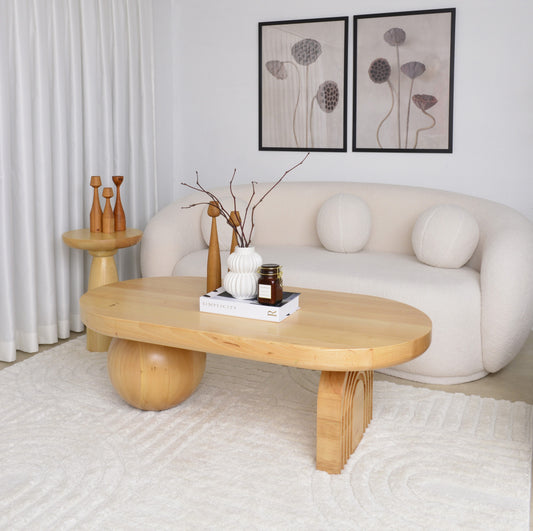 Modern Oval Coffee Table