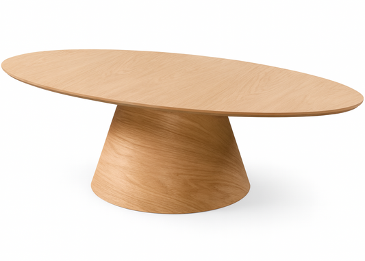 Vesta Elips Oak Coffee Table