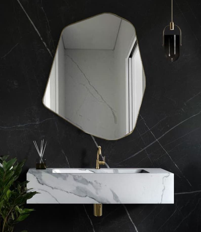 Giza Irregular Mirror - Unique Asymmetrical Wall Mirror | Alpken