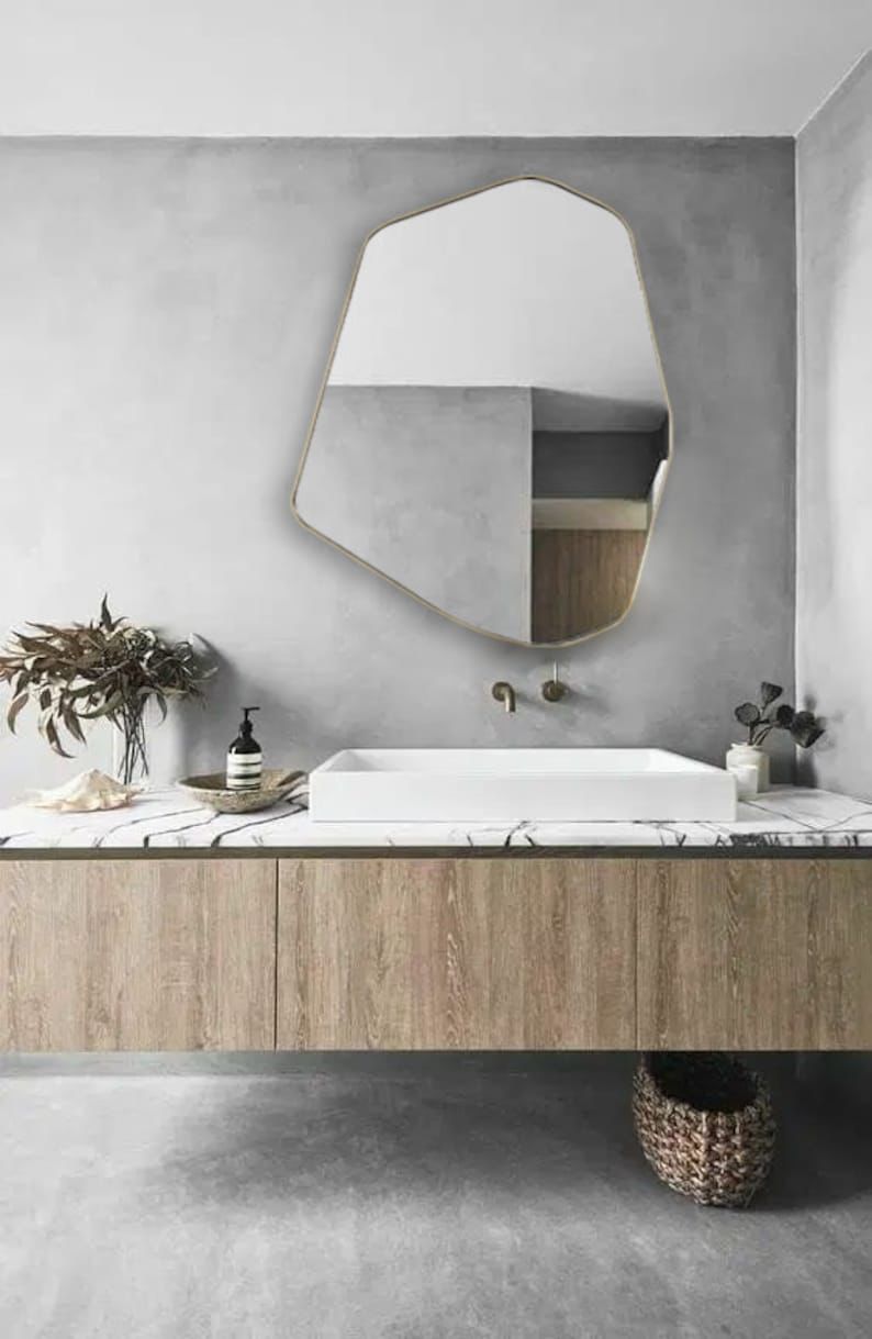 Giza Irregular Mirror - Unique Asymmetrical Wall Mirror | Alpken