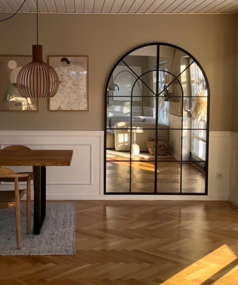 Arched Window Mirror Farm House Mirror