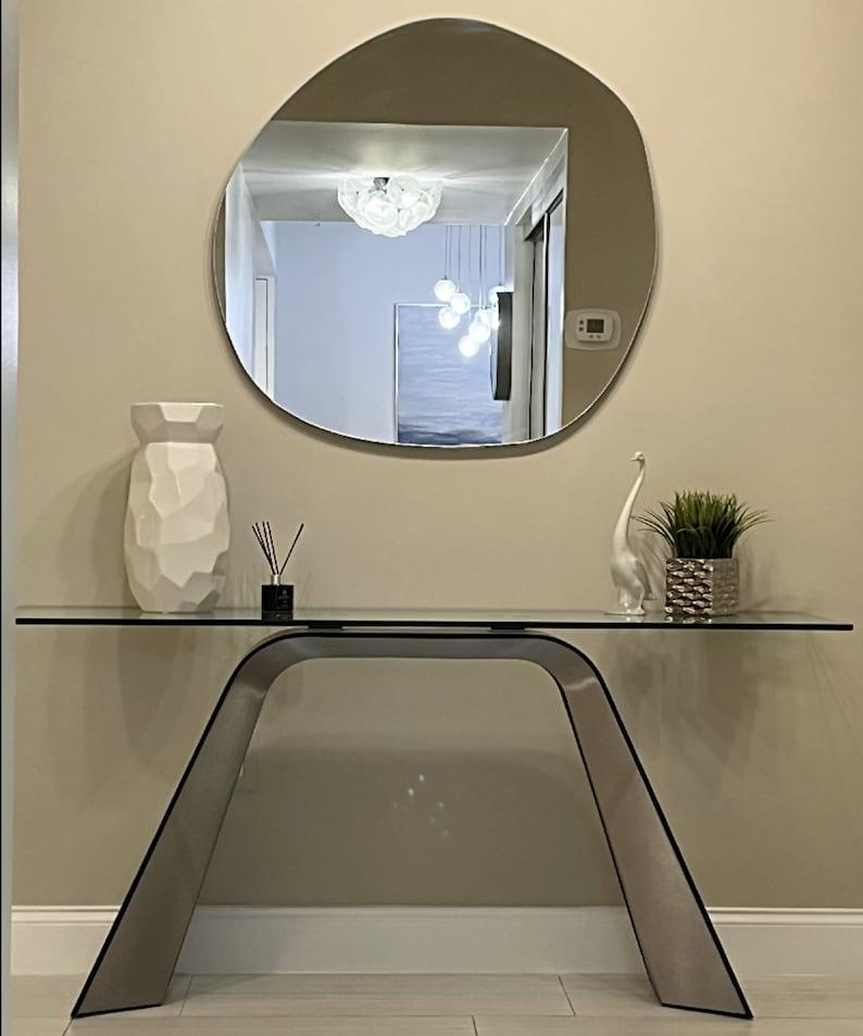 Organic Geometry Asymmetrical Mirror
