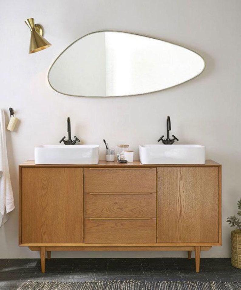 Space Mirror - Modern Asymmetrical Wall Mirror | Alpken