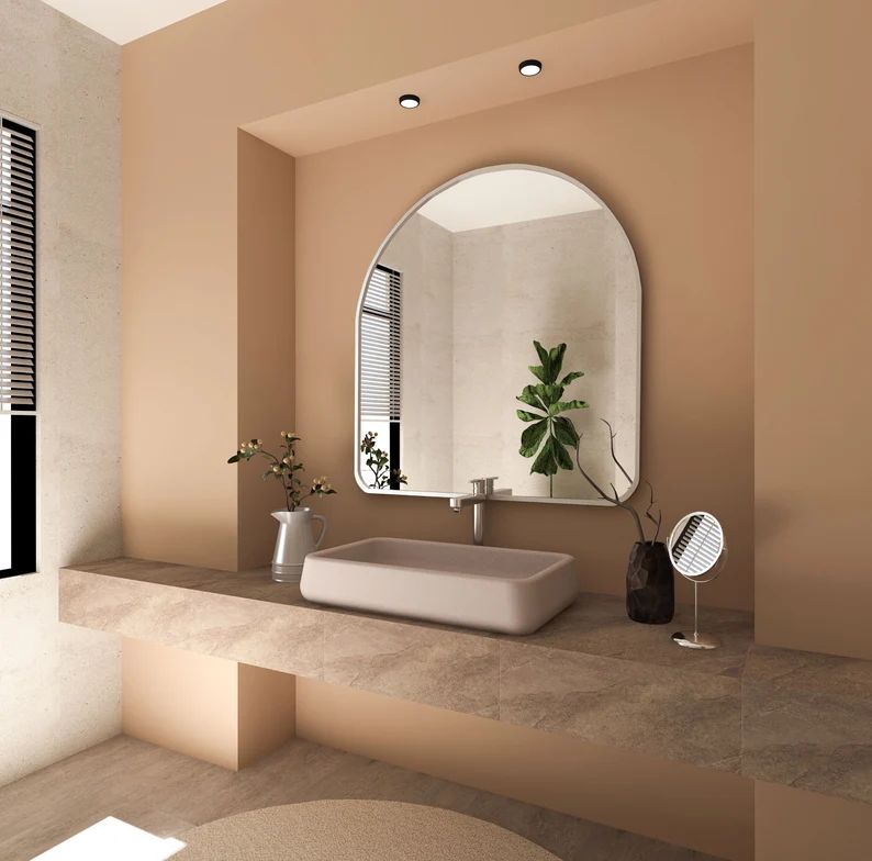 Alya Irregular Wall Mirror - Elegant Asymmetrical Design | Alpken