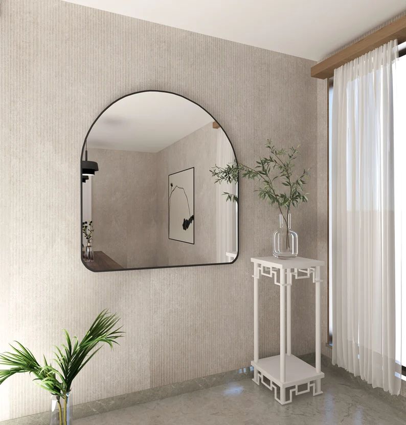 Alya Irregular Wall Mirror - Elegant Asymmetrical Design | Alpken