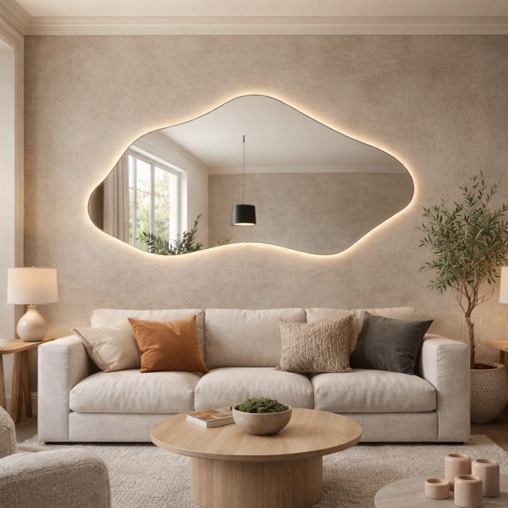 Bilbao Bathroom Mirror - Asymmetrical Irregular Wall Mirror