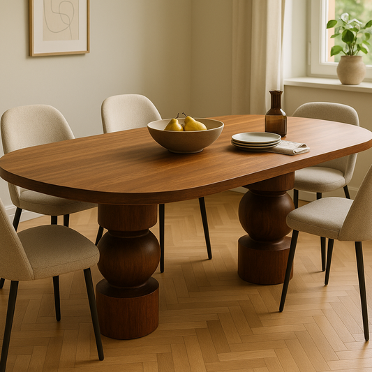 Orb Dining Table, Walnut