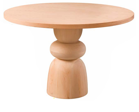 Halo Walnut Round Dining Table