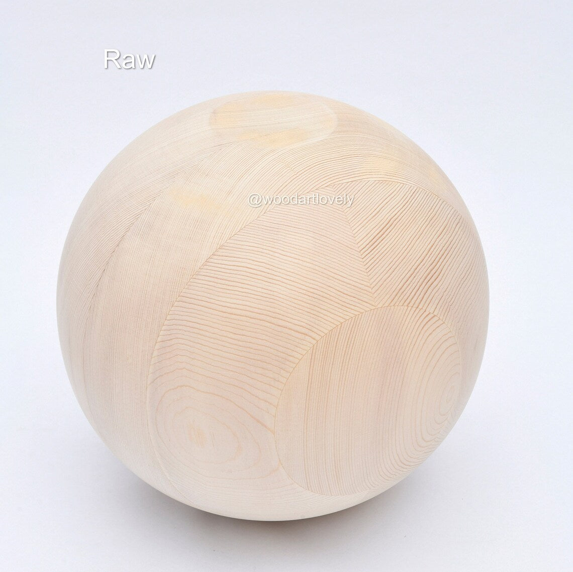 Natural Wood Ball Coffee Table, Center Table, Wood Balls, Glass Table with Wood Ball